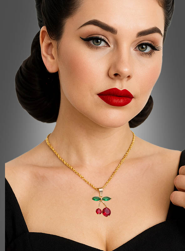 Product image 1 of the product “Golden Cherry Necklace gold ”