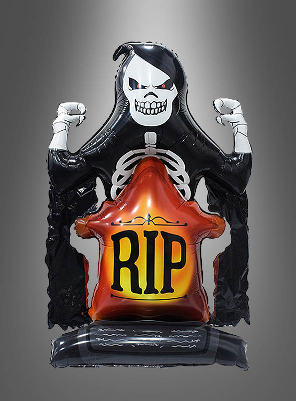Product image 1 of the product “Halloween Reaper Foil Balloon RIP 122x76cm ”