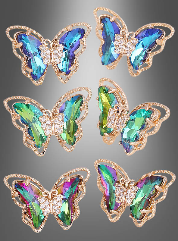 Product image 1 of the product “Butterfly Earring Studs dazzling ”