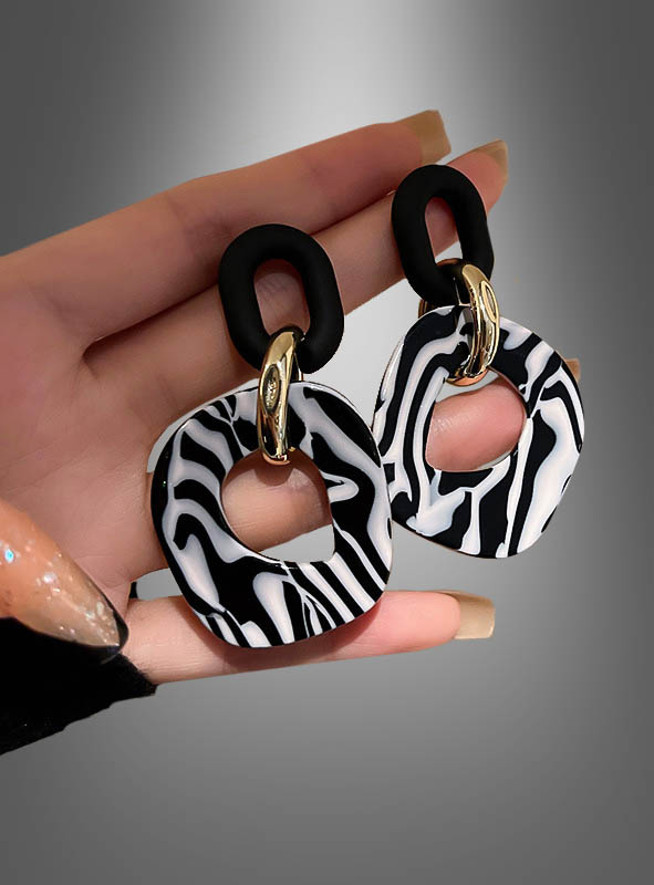Product image 1 of the product “Zebra Earrings Costume Jewellery ”