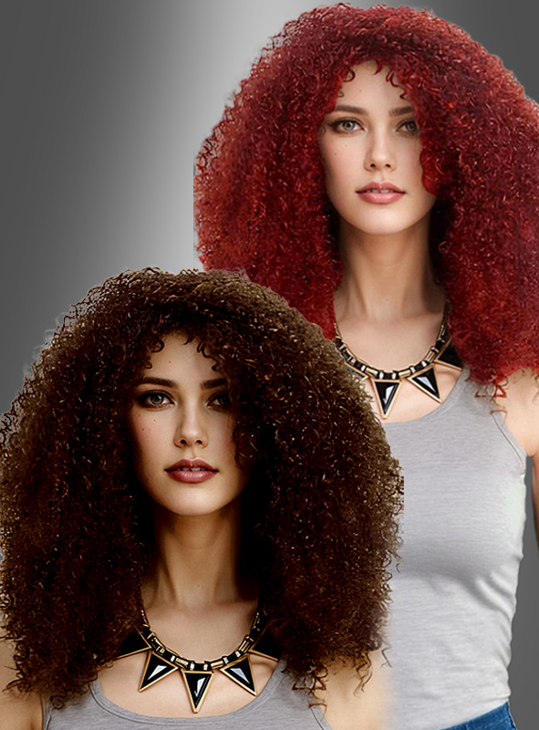 Artikelbild 1 des Artikels “Lange Premium 70er Lockenperücke Afrolook “