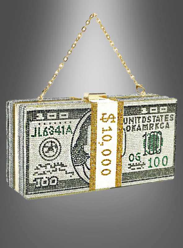 Artikelbild 1 des Artikels “Dollar Handtasche Geldscheinbündel mit Strass “