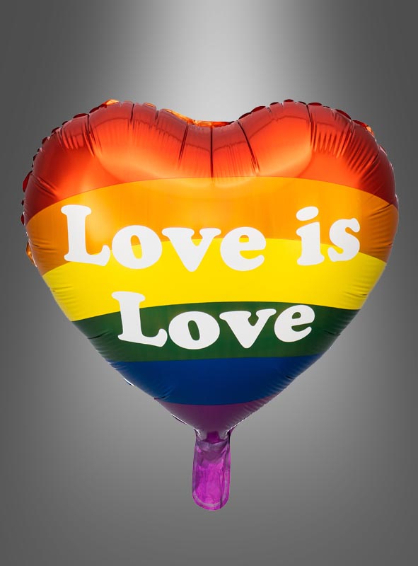Artikelbild 1 des Artikels “Folienballon Love is Love Regenbogen 35cm “