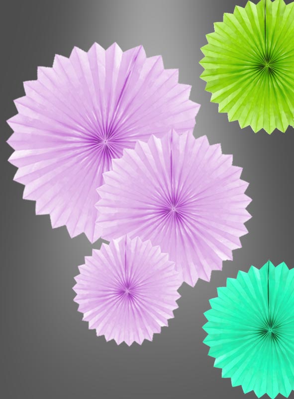 Artikelbild 1 des Artikels “3 Papierfächer Party Deko 20-40 cm “