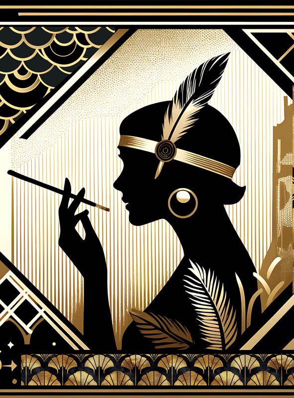 Product image 1 of the product “20s Party Fabric Wall Deco 100x190cm ”