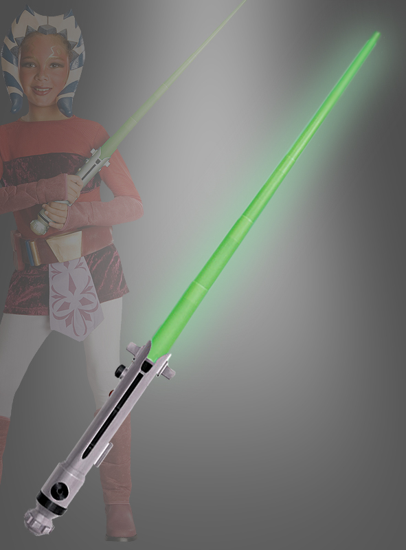 Grünes Lichtschwert Ahsoka Tano THE CLONE WARS STAR WARS Rebels Laserschwert NEU eBay