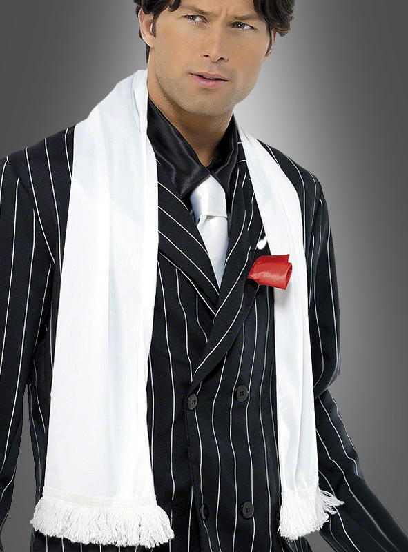 Product image 1 of the product “White Scarf with Tassels ”