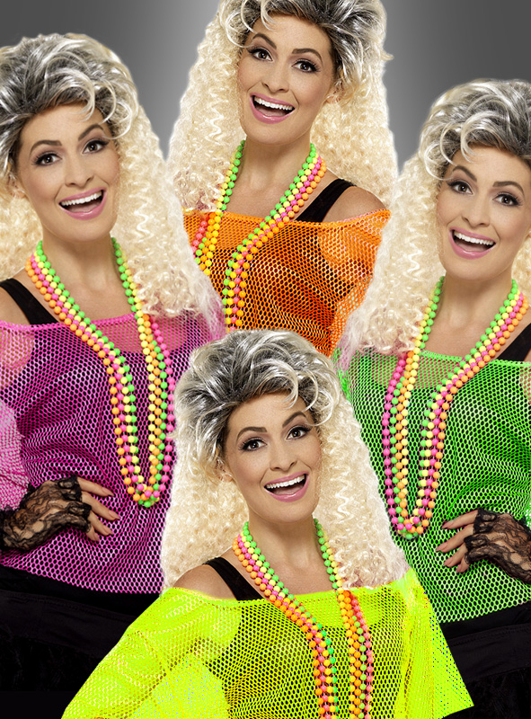 Artikelbild 1 des Artikels “Waschbare Netzshirts Neonfarben der 80er Jahre “