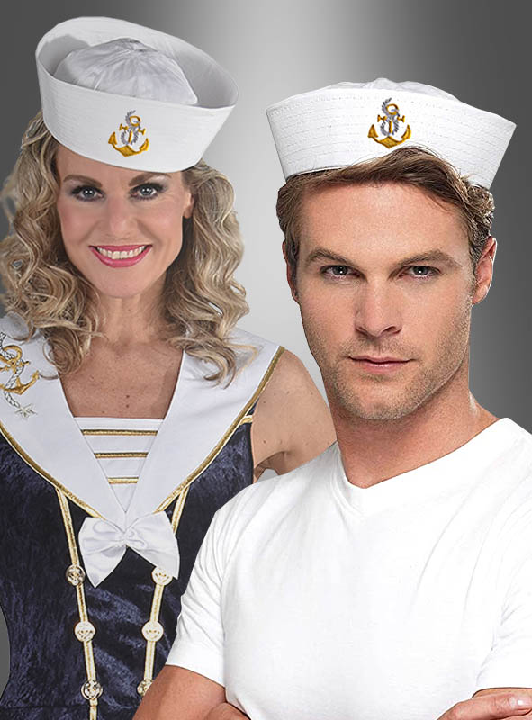 Artikelbild 1 des Artikels “Weiße Matrosen Mütze Unisex “