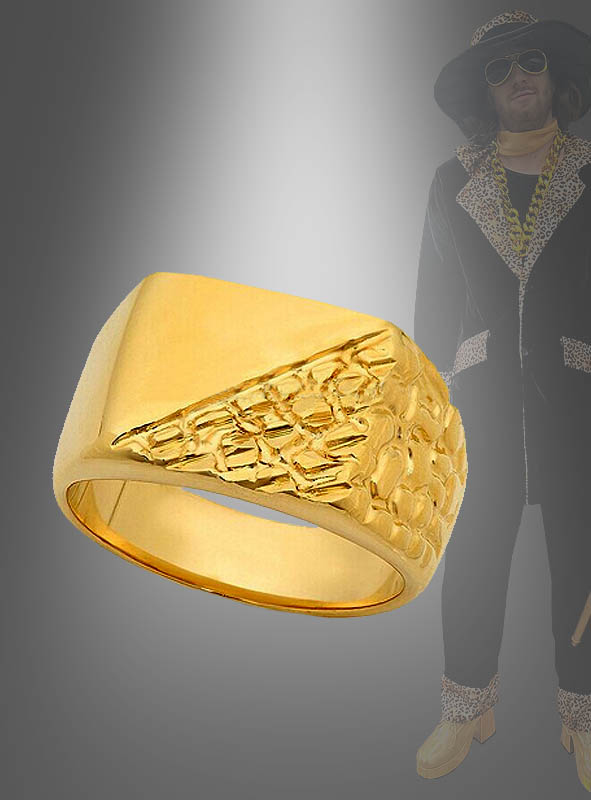 Artikelbild 1 des Artikels “Pompöser Pimp Goldring für Herren “