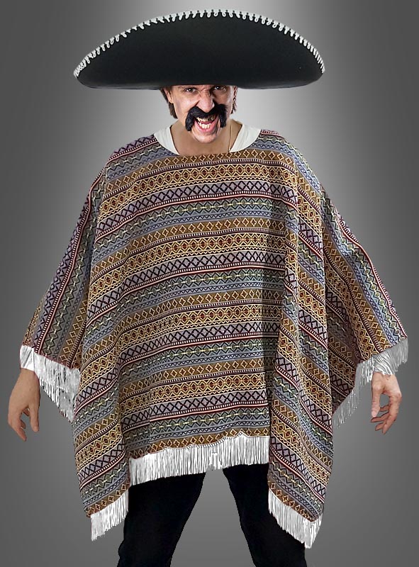Product image 1 of the product “Mexican Poncho Deluxe XS-5XL ”