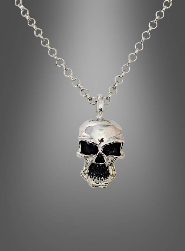 Product image 1 of the product “Creepy Skull Necklace silver ”