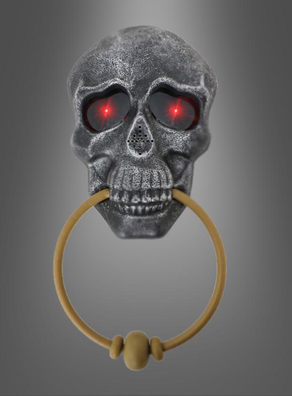 Product image 1 of the product “Skull Door Knocker with Light and Sound ”