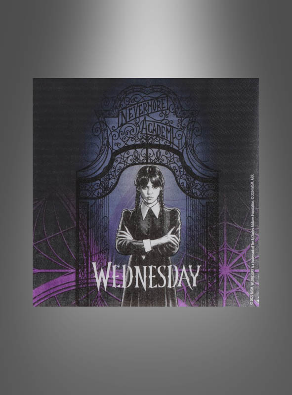 Product image 1 of the product “20 x Wednesday Napkins 33cm ”