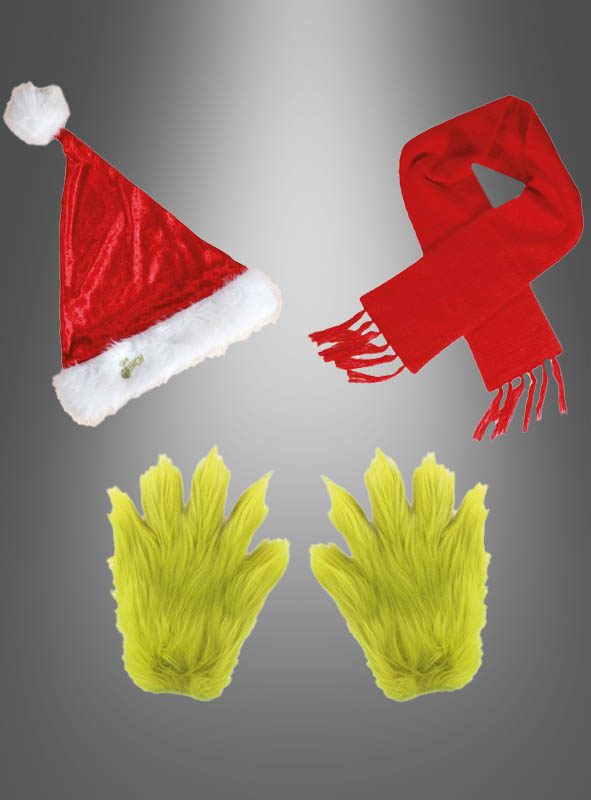 Product image 1 of the product “The Grinch accessory set 3 pieces ”