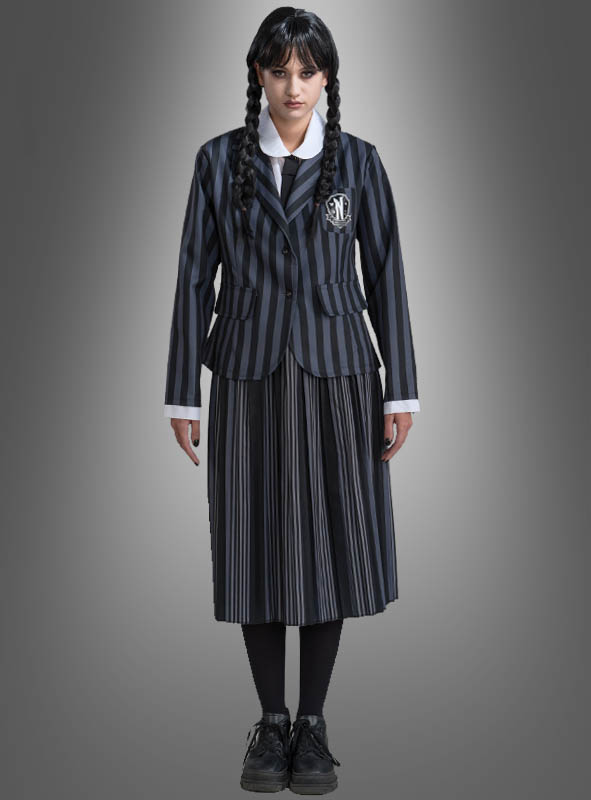 Product image 1 of the product “Wednesday Woman School Costume Black-Grey ”