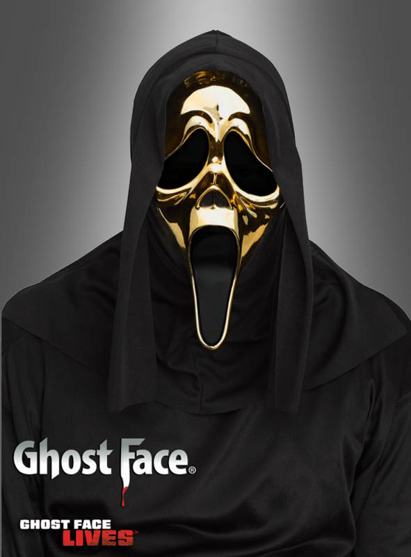 Product image 1 of the product “Original Scream Ghost Face Mask gold ”