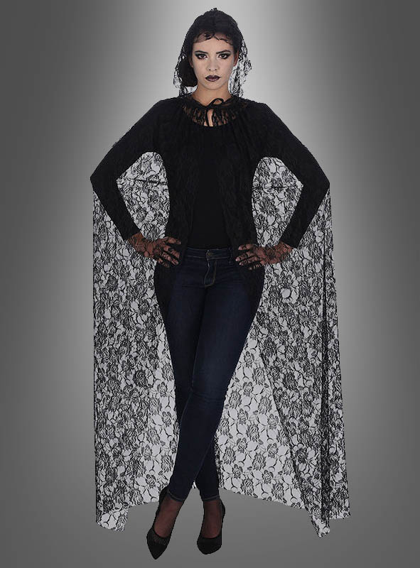 Artikelbild 1 des Artikels “Deluxe ärmelloser Umhang aus Spitze “