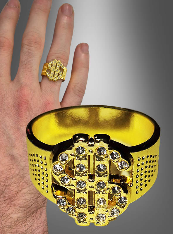 Product image 1 of the product “Pimp Dollar Ring for Men ”