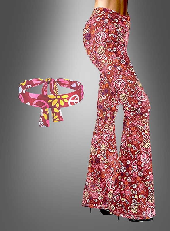 Product image 1 of the product “70s flared Pants Melanie with Headband ”