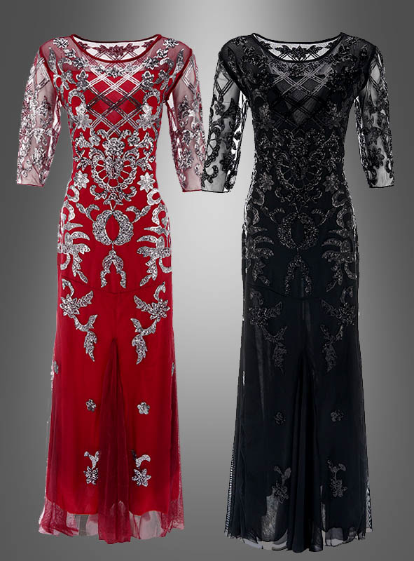 Product image 1 of the product “20s noble long Sequin Gown Mira ”