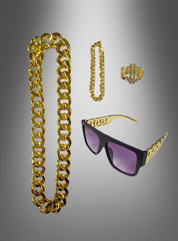 Product image 1 of the product “Pimp Dollar Jewelry Set 4 parts ”