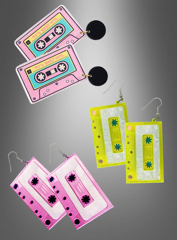 Product image 1 of the product “80s & 90s Earrings Music Tape ”