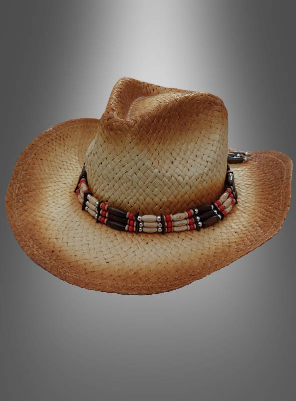 Product image 1 of the product “Cowboy Straw Hat brown Unisex ”