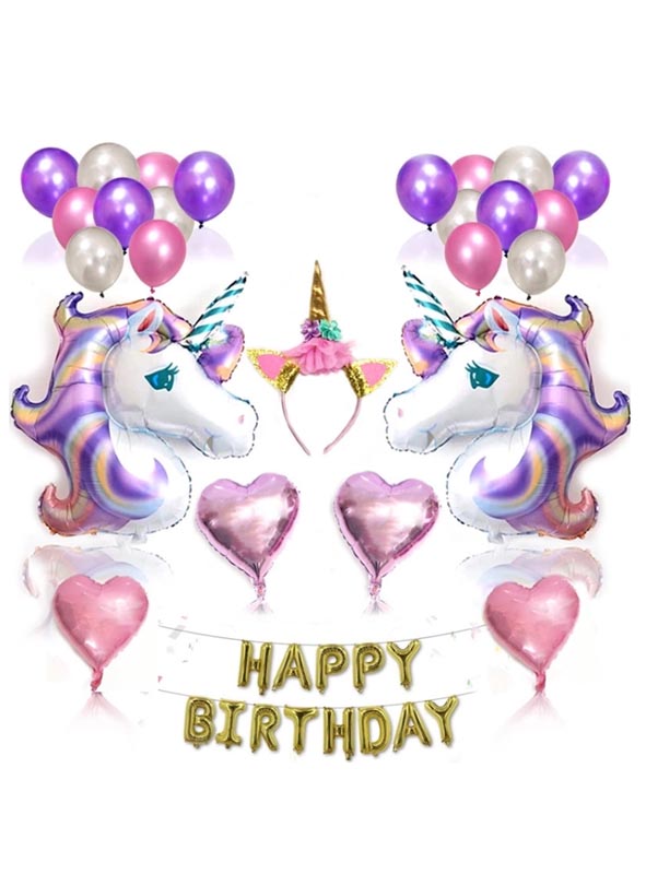 Artikelbild 1 des Artikels “Einhorn Ballon Party Set Dekoration “