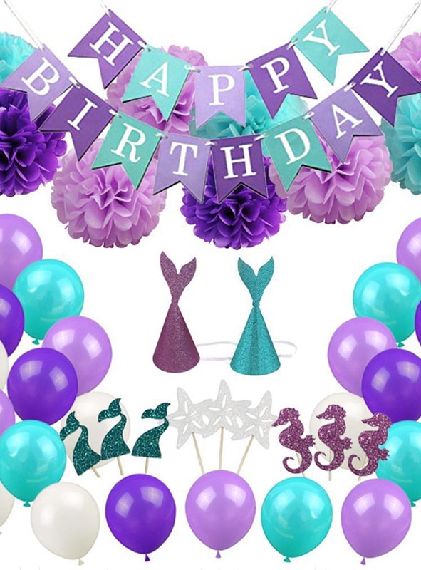 Artikelbild 1 des Artikels “Meerjungfrau Deko Set 76 Teile “