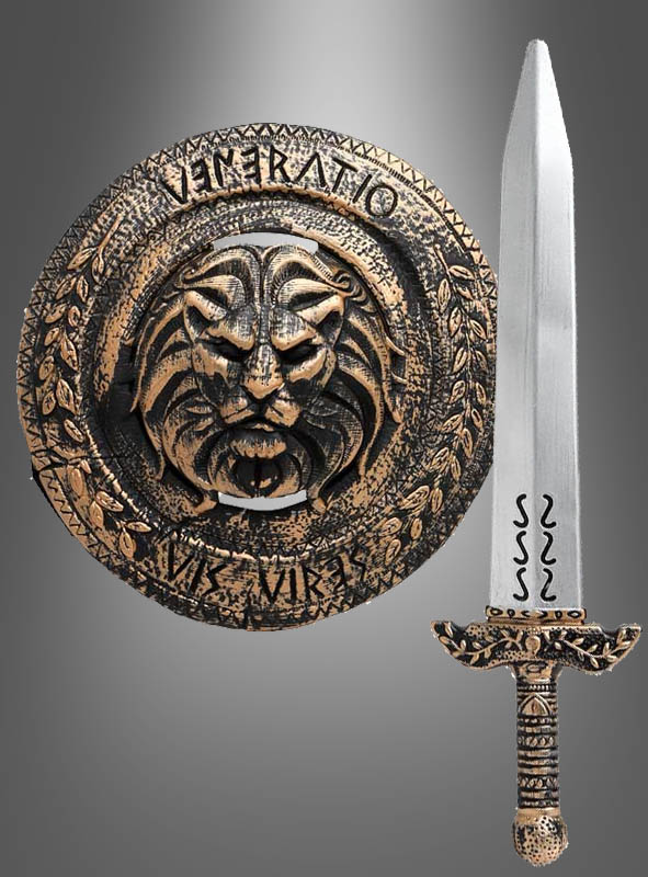 Product image 1 of the product “Gladiator Combat Set Sword and Shield ”