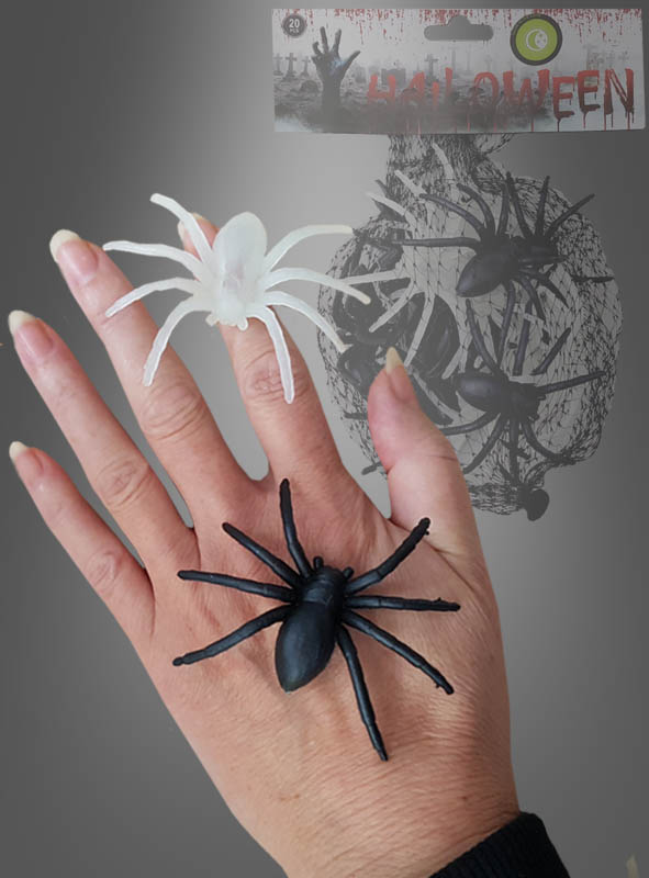 Artikelbild 1 des Artikels “20er Pack Spinnen 6cm Halloween Deko “
