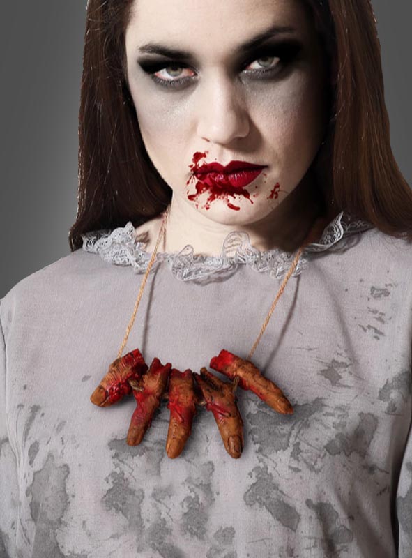Artikelbild 1 des Artikels “Halloween Halskette abgehackte Finger “