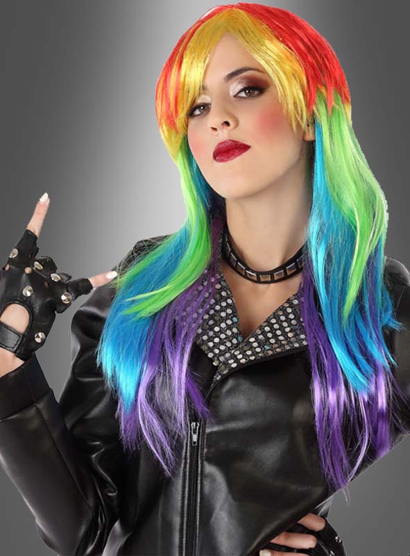 Product image 1 of the product “Rainbow Celebration Wig ”