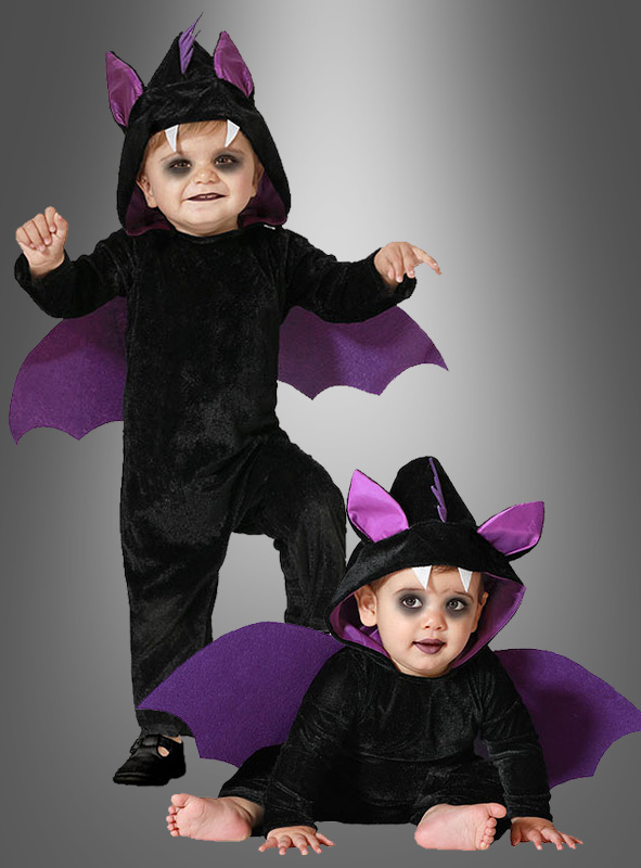 Product image 1 of the product “Bat Baby Costume black purple ”