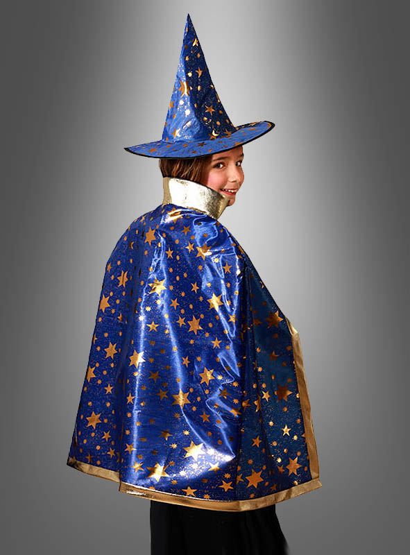 Product image 1 of the product “Wizard costume set hat and cape ”