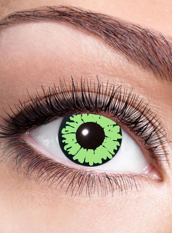 Product image 1 of the product “Contact Lenses reptil green ”