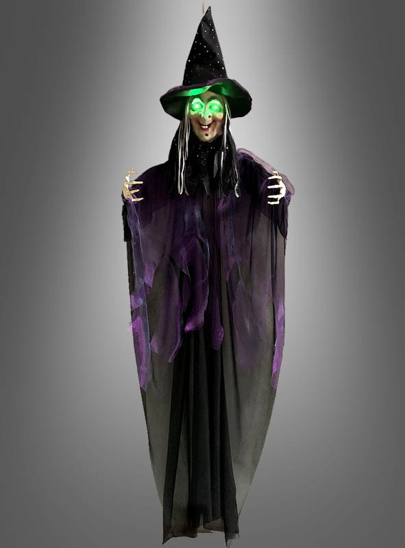 Artikelbild 1 des Artikels “Sprechende Hexe 183cm mit LED Augen “