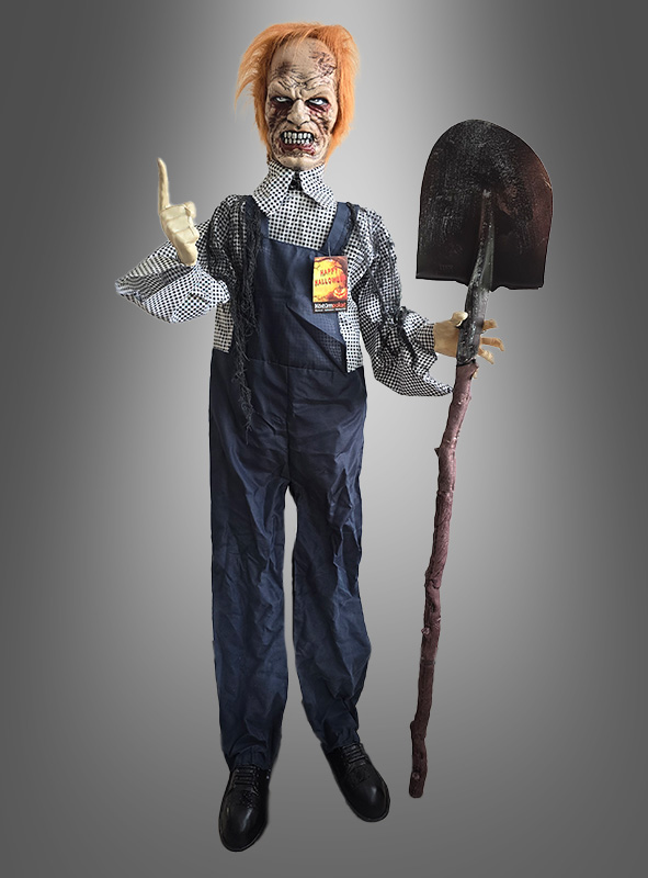 Product image 1 of the product “Animated Zombie Gravedigger with Shovel 160cm ”