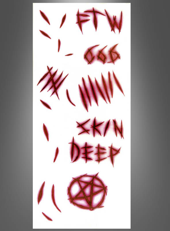 Artikelbild 1 des Artikels “Tattoo Teufel Dämon geritzte Wunden “