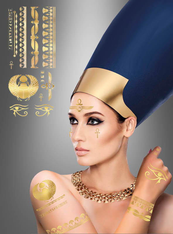 Artikelbild 1 des Artikels “Kleopatra ägyptische Tattoos gold “