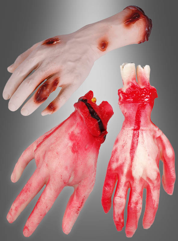 Artikelbild 1 des Artikels “Halloween Dekoration abgehackte Hand “
