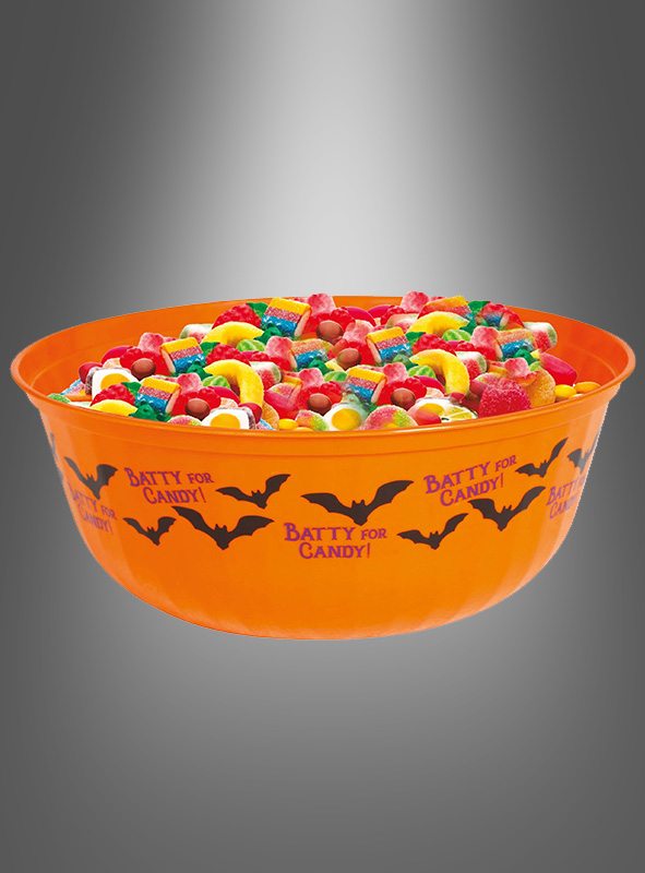 Product image 1 of the product “Orange Bowl with Bats 27cm ”