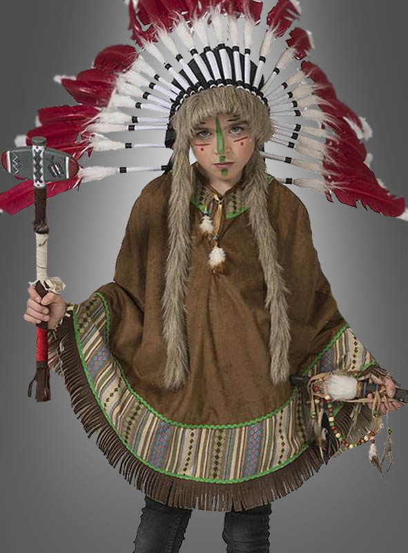 Artikelbild 1 des Artikels “Indianer Poncho für Mädchen und Jungs “