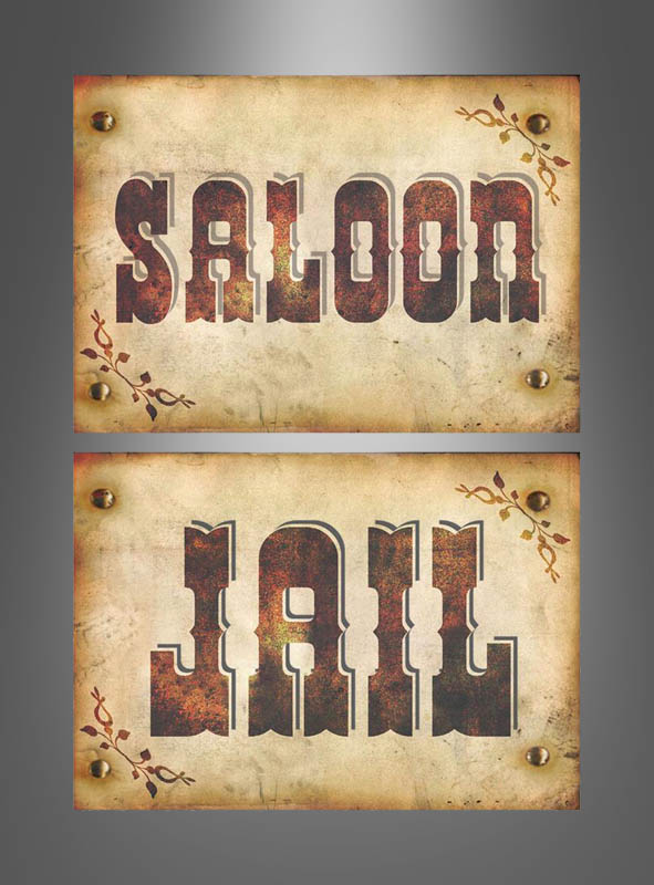 Product image 1 of the product “Saloon sign western decoration ”