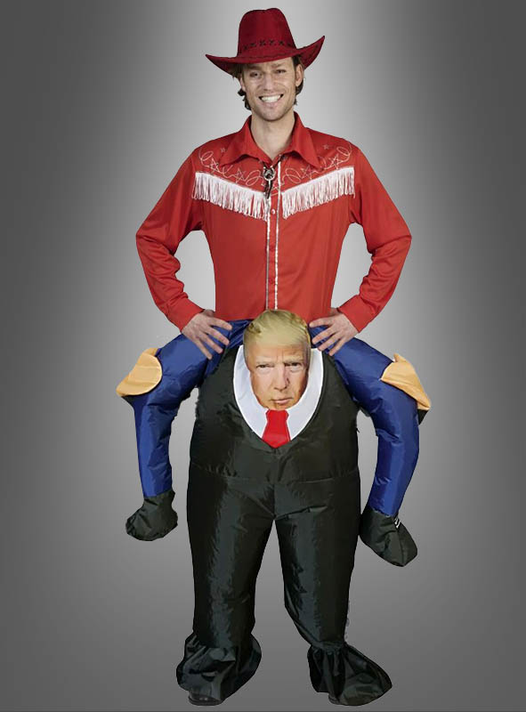 Product image 1 of the product “Inflatable Trump Piggyback Costume ”