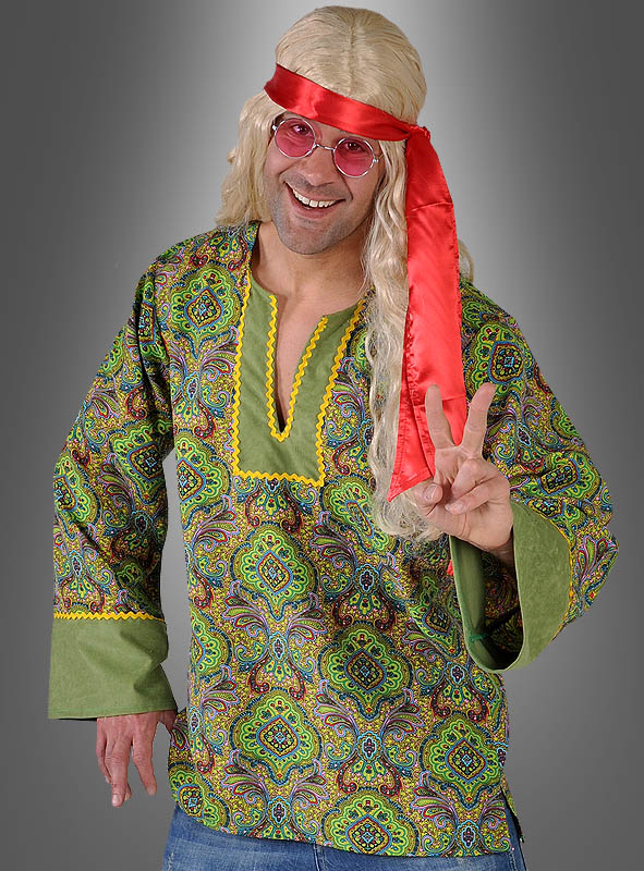 Artikelbild 1 des Artikels “Grünes Hippiehemd Summer of Love “