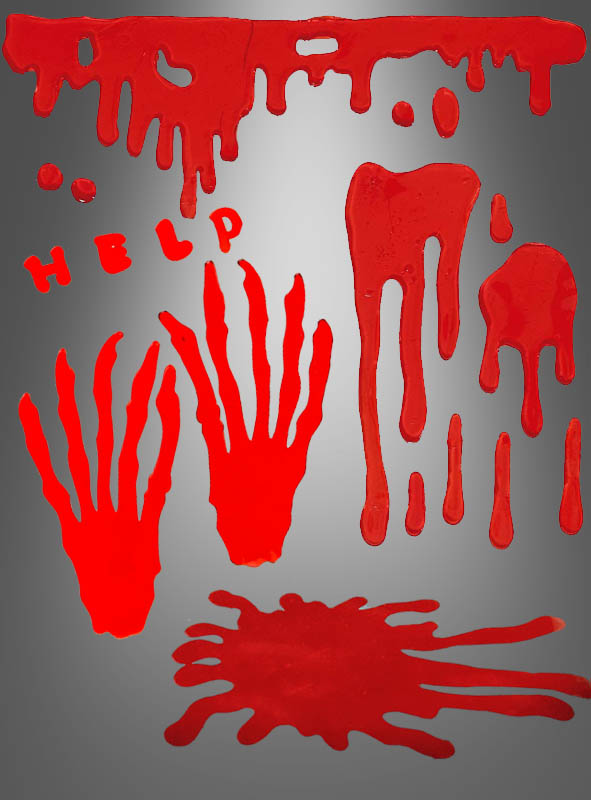 Artikelbild 1 des Artikels “Halloween blutige Fensterdeko “