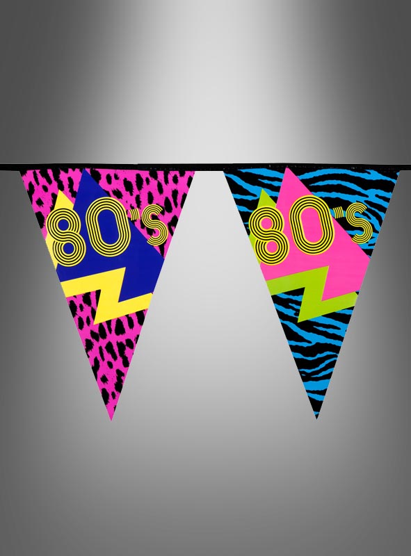 Product image 1 of the product “80's  Bunting Garland ”