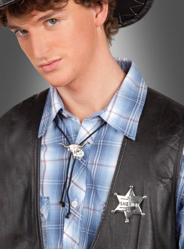 Product image 1 of the product “Sheriff Star Badge and Bolo Tie ”